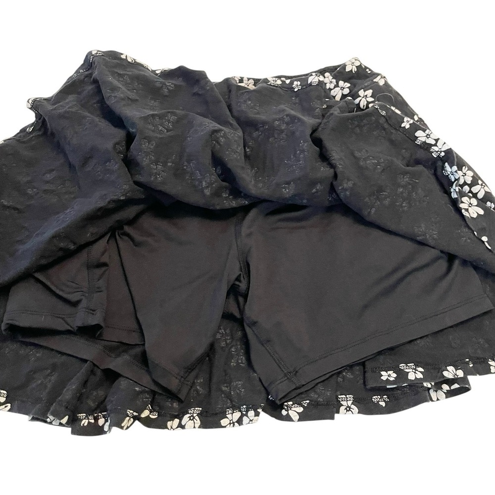 Toad & Co. Floral Print Pull-On Stretchy Activewear Skort Women's Size M - Picture 4 of 6